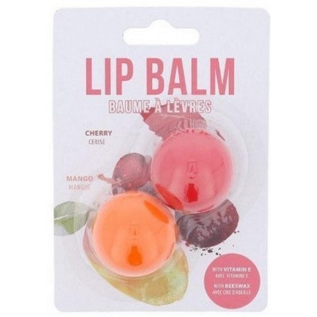 2K Duo Lip Balm kirsi ja mango huulepalsamite komplekt (2 x 2,8 g)