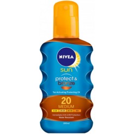 Nivea Sun Protect & Bronze päikesekaitseõli SPF20 200 ml