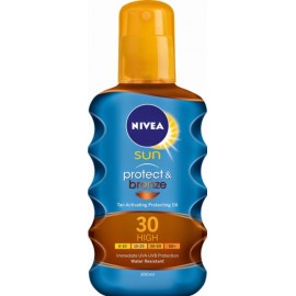 Nivea Sun Protect & Bronze päikesekaitseõli SPF30 200 ml