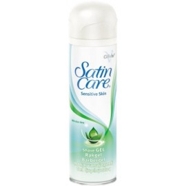 Gillette SatinCare Sensitive Shave Gel Aloe Vera raseerimisgeel naistele 200 ml