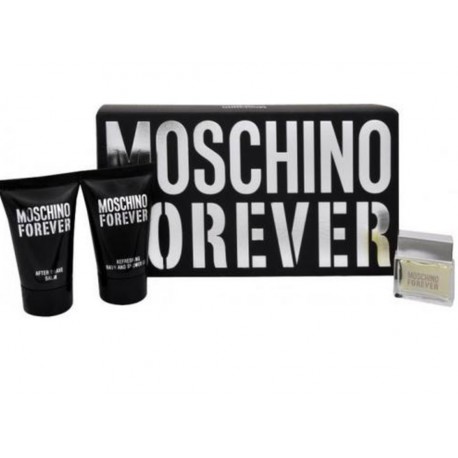 Moschino мини набор для мужчин (4.5 мл. EDT + 25 мл. Гель для душа + 25 мл. бальзам после бритья)