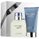 Dolce & Gabbana Light Blue komplekt meestele (75 ml EDT + 75 ml habemeajamisjärgne palsam)