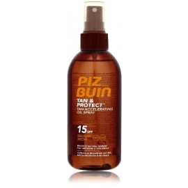 Piz Buin Tan & Protect Tan Accelerating Oil Spray SPF15 päikesekaitseõli kiiremaks päevitumiseks