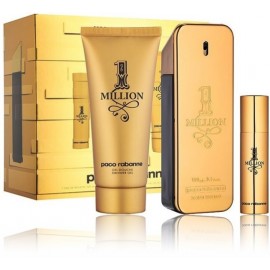 Paco Rabanne 1 Million набор для мужчин (100 мл. EDT + 10 мл. EDT + 100 мл. Гель для душа)