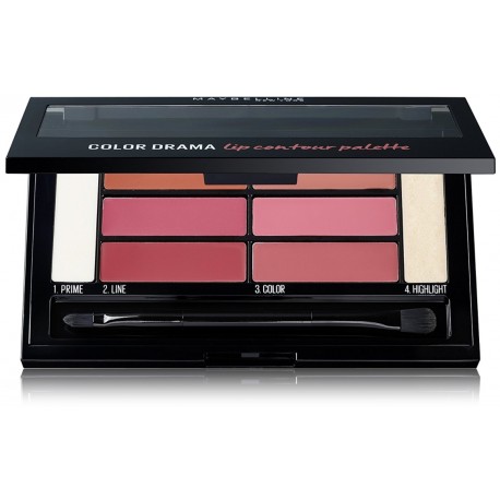 Maybelline Color Drama Lip Contour Palette палетка губной помады