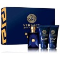 Versace Dylan Blue Pour Homme komplekt meestele (50 ml EDT + 50 ml dušigeel + 50 ml habemeajamisjärgne palsam)