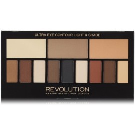 Makeup Revolution Ultra Eye Contour Light & Shade lauvärvipalett 14 g