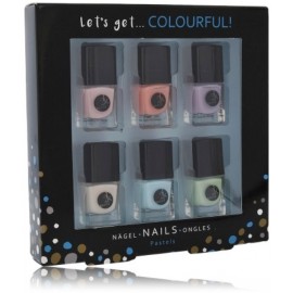 2K Let´s Get Colourful! Pastels Nail Polish Набор лаков для ногтей (6 x 5 мл.)
