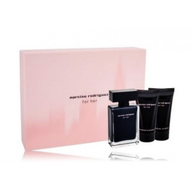 Narciso Rodriguez for Her набор для женщин (50 мл. EDT + 50 мл. лосьон для тела + 50 мл. Гель для душа)