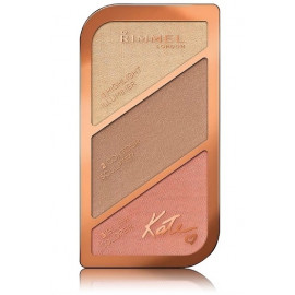 Rimmel Kate Sculpting контурирующая палитра для лица 002 Coral Glow 18,5 г.