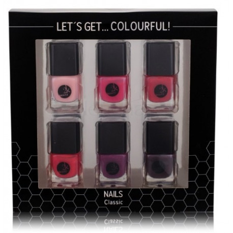 2K Let´s Get Colourful! Classics Nail Polish küünelakkide komplekt (6 x 5 ml)