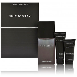 Issey Miyake Nuit D'Issey komplekt meestele (125 ml EDT + 75 ml dušigeel + 50 ml habemeajamisjärgne palsam)