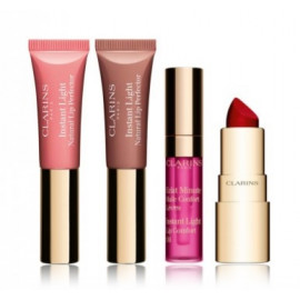 Clarins Beautiful Lips Set komplekt huultele (huulepulk, huuleõli, huuleläige) 14,3 g