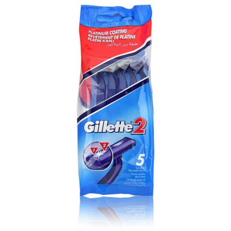 Gillette 2 одноразовые бритвы 5 шт