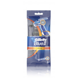 Gillette Blue II Plus ühekordsed raseerijad 5 tk