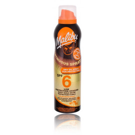 Malibu Continuous Spray Dry Oil SPF 6 спрей лосьон солнцезащитный 175 мл