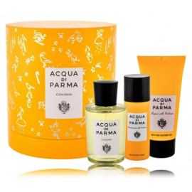 Acqua di Parma Colonia komplekt naistele ja meestele (100 ml EDC + 75 ml dušigeel + 50 ml deodorant)