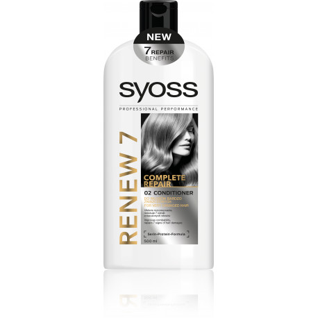 Syoss Renew 7 кондиционер для сильно поврежденных волос 500 мл.
