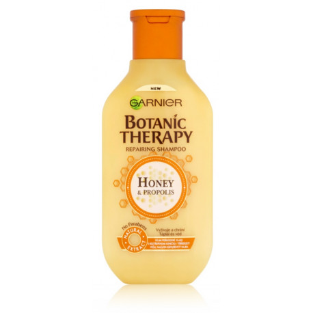 Garnier Botanic Therapy Honey and Propolis šampoon kahjustatud juustele