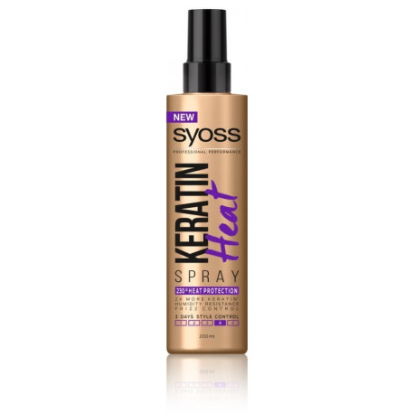 Syoss Keratin 4 Heat Spray спрей термо защитный 200 мл.