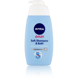 Nivea Baby 2in1 õrn šampoon ja vannivaht lastele