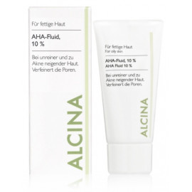 Alcina AHA Facial Fluid 10% näopuhastusvedelik 50 ml