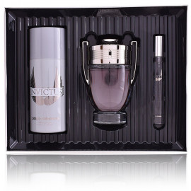 Paco Rabanne Invictus komplekt meestele (100 ml EDT + 10 ml EDT + 150 ml deodorant)