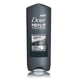 Dove Men+Care Charcoal & Clay dušigeel meestele 400 ml