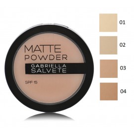 GABRIELLA SALVETE Matte Powder SPF15 kompaktpuuder 8 g