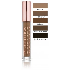 Makeup Revolution Brow Revolution гель с кисточкой для бровей 3.8 г.