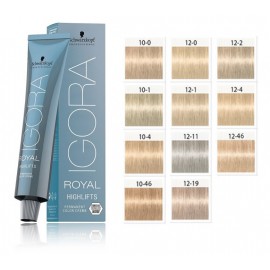 Schwarzkopf Professional Igora Royal Highlifts professionaalne juuksevärv 60 ml