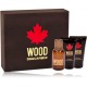 Dsquared2 Wood for Him komplekt meestele (50 ml EDT + habemeajamisjärgne palsam 50 ml + dušigeel 50 ml)