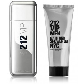 Carolina Herrera 212 VIP Men набор для мужчин (50 мл EDT + 75 мл геля для душа)