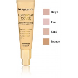 Dermacol Longwear Cover Makeup SPF15 meikapa bāze 30 ml