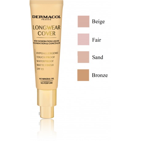 Dermacol Longwear Cover Makeup SPF15 jumestuskreem 30 ml