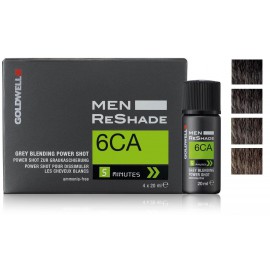 Goldwell Men Re-Shade halle juukseid tooniv juuksevärv meestele 4 x 20 ml
